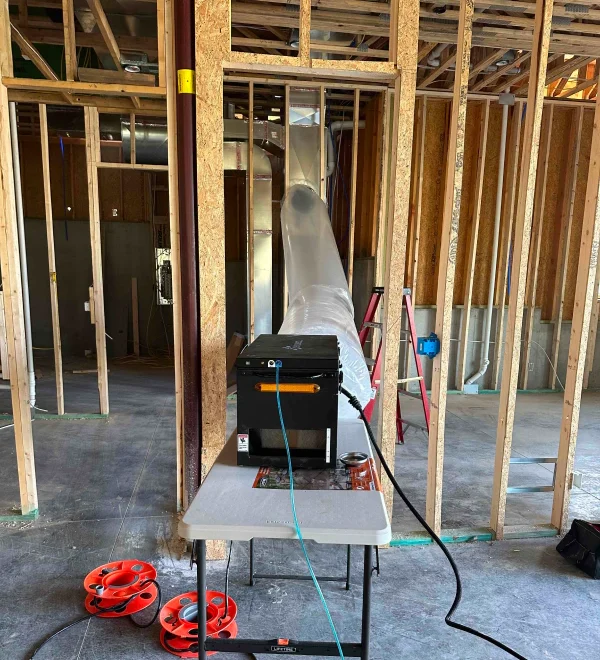 Aeroseal duct sealing