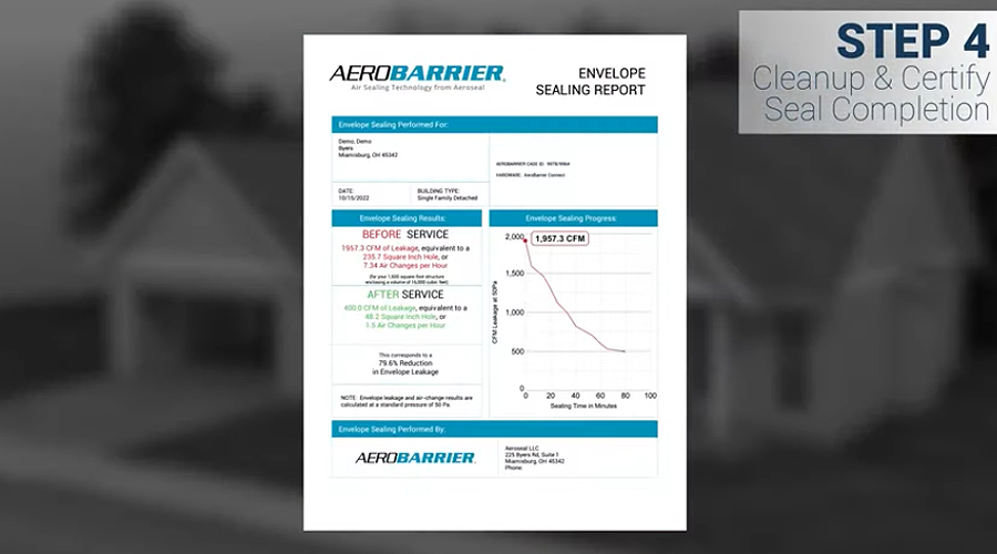 step 4: cleanup and certify seal completion