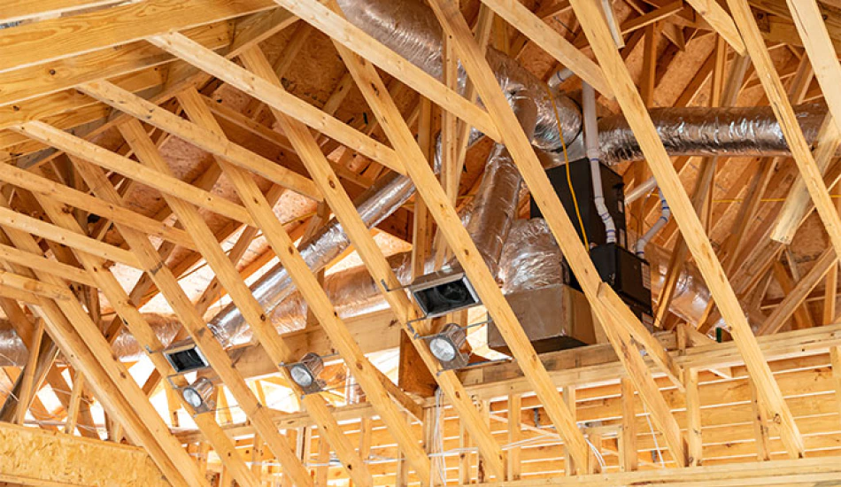 duct-installation-in-a-new-construction